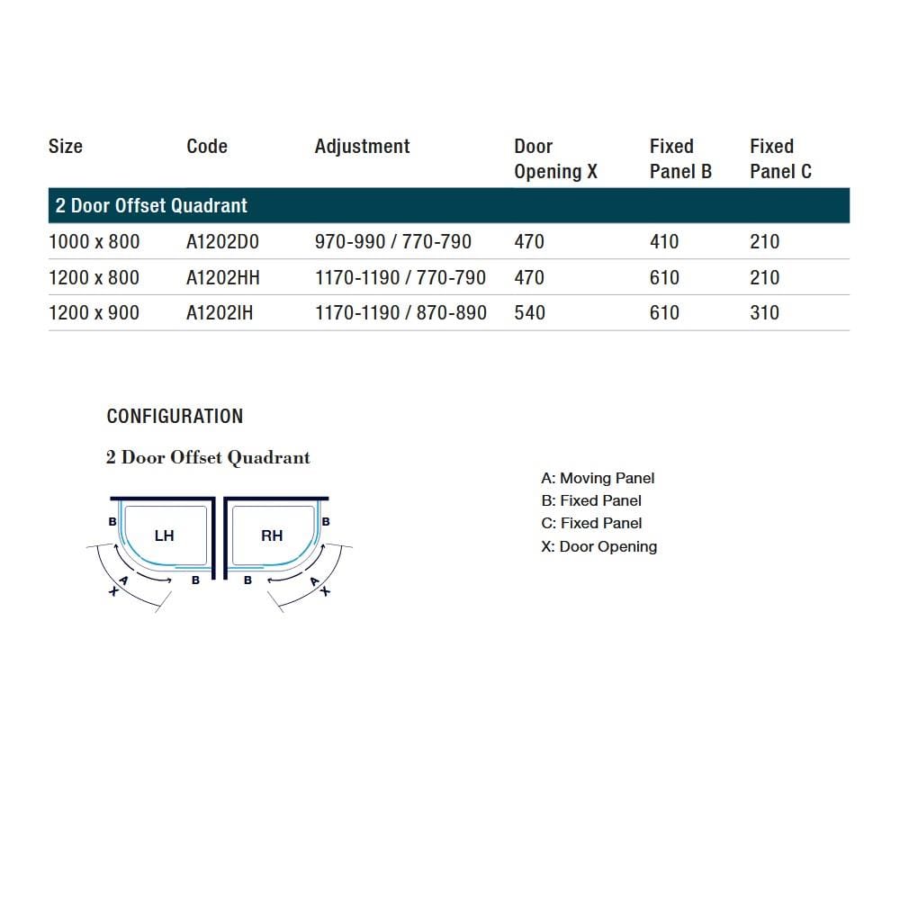 Merlyn Quadrant Shower Enclosure Merlyn Ionic Source 2 Door Offset Quadrant Shower Enclosure