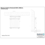 Eastbrook Column Radiator Eastbrook Rivassa Traditional 2 Column Radiator in Matt Anthracite