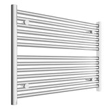 Tissino Ladder Rails Tissino Hugo2 Towel Radiator - 600 x 800mm - Chrome - Central Heating