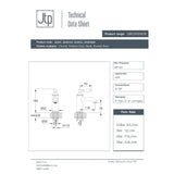 JTP Mono Basin Tap JTP Grosvenor Single Lever Basin Mixer Tap with Clicker Waste