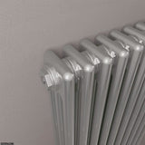 Eastbrook Column Radiator Eastbrook Rivassa Traditional 3 Column Radiator in Chrome Effect