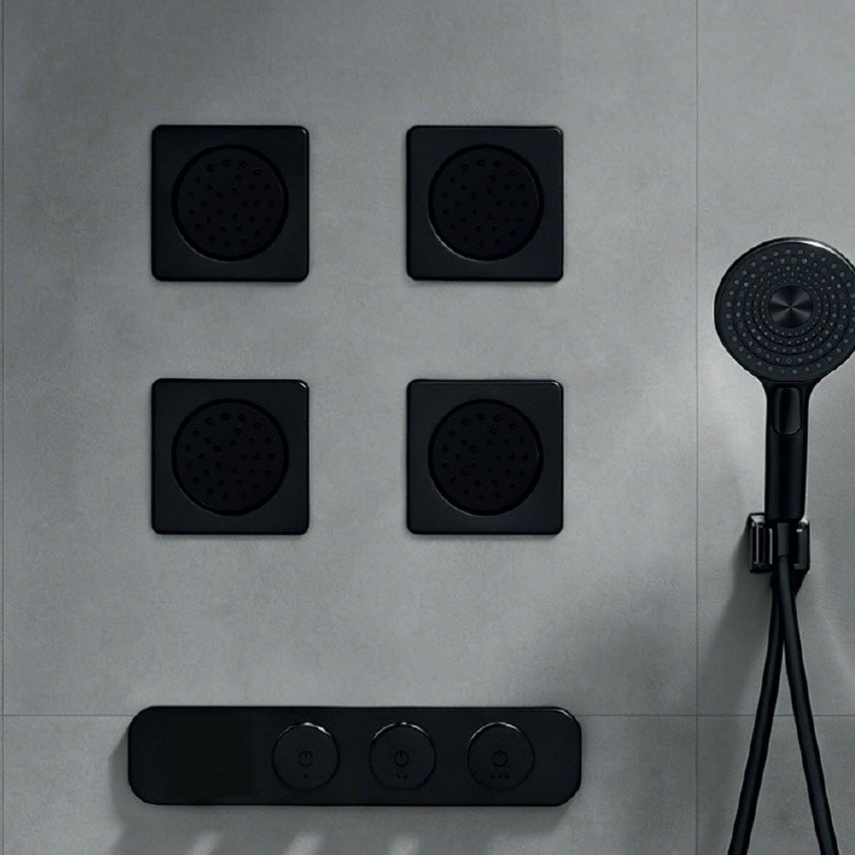 TED Body Jet Matt Black TED Venn Set of 4 Body Jets