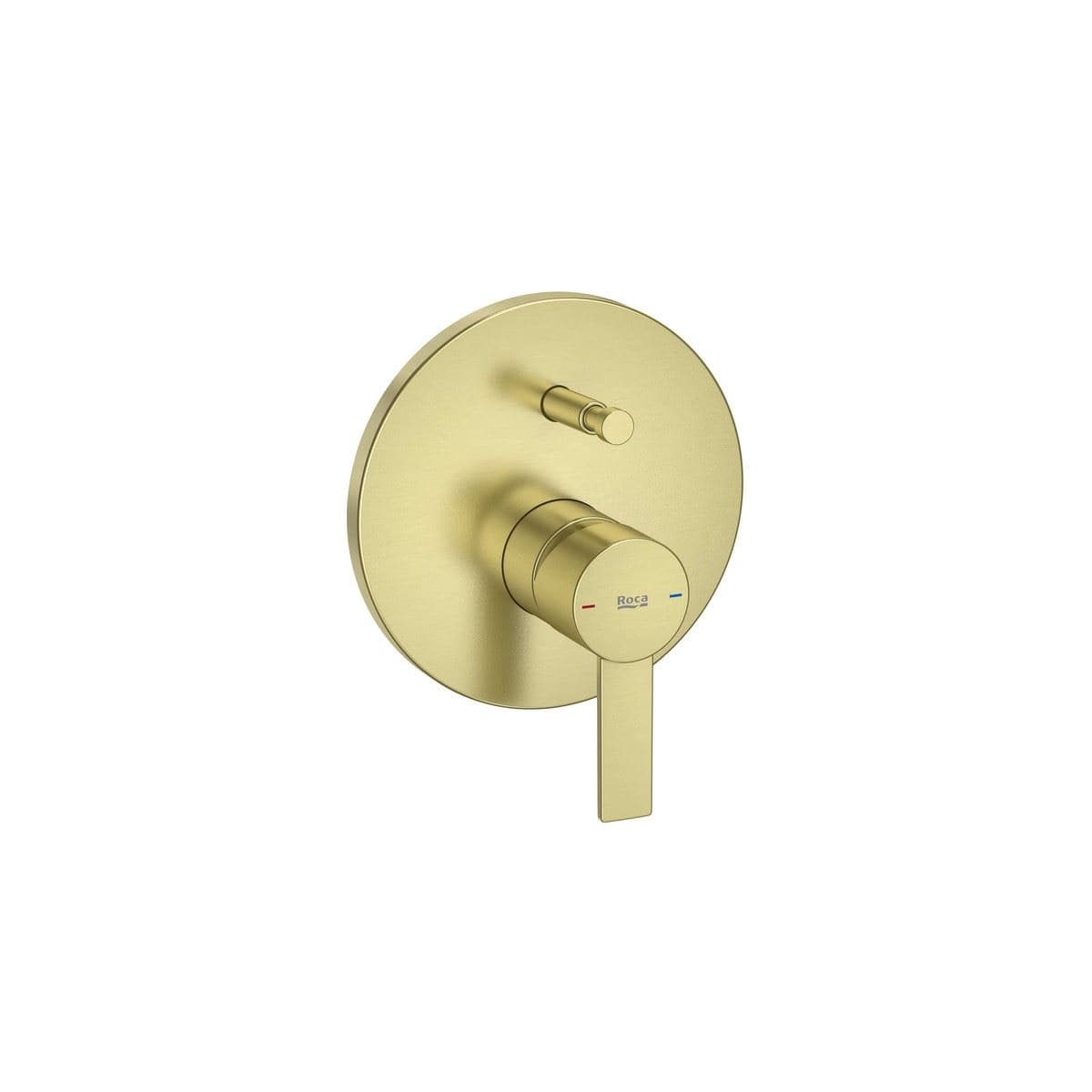 Roca Concealed Shower Valve Brushed Brass Roca Targa 2 Outlet Concealed Shower Trim