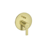 Roca Concealed Shower Valve Brushed Brass Roca Targa 2 Outlet Concealed Shower Trim