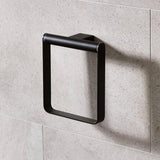 Miller Towel Rails and Rings Matt Black Miller Miami Towel Ring