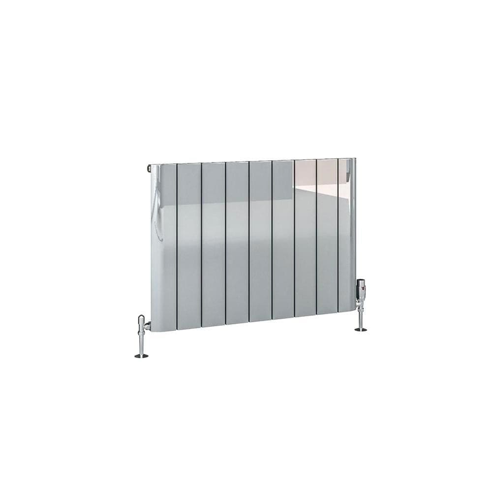 Eastbrook Panel Radiator Eastbrook Peretti Straight Horizontal Aluminum Radiator in Polished Aluminum