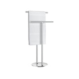 Smedbo Towel Rails and Rings Smedbo Outline Freestanding Double Towel Rail