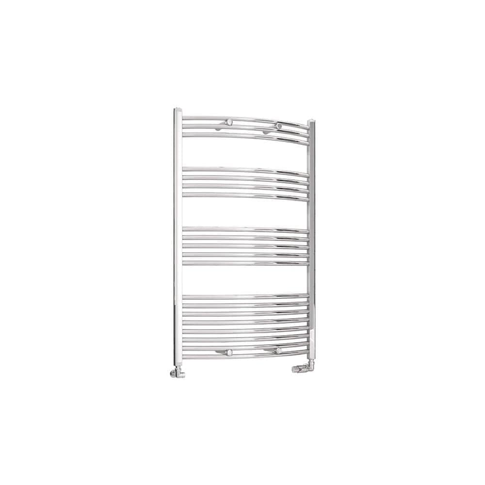 Eastbrook Wendover Curved Vertical Heated Towel Rail in Chrome