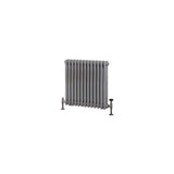 Eastbrook Column Radiator Eastbrook Rivassa Traditional 3 Column Radiator in Chrome Effect