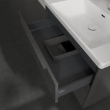 Villeroy & Boch Wall Mounted Vanity Unit Villeroy & Boch Subway 3.0 Wall Hung 800mm Two Drawer Vanity Unit with Basin