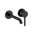 Britton Wall Mounted Basin Tap Matt Black Britton Hoxton 2.0 2 Hole Wall Mounted Mixer Tap