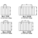 Reina Panel Radiator Reina Nika Horizontal Wi-Fi Enabled Electric Panel Radiator