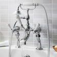 Crosswater Bath Shower Mixer Crosswater Belgravia Lever Bath Shower Mixer Tap with Shower Kit in Chrome