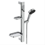 Ideal Standard Shower Riser Rail Chrome Ideal Standard Ceratherm ALU+ Rigid Riser Rail with Handset and Shelves
