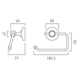 Vado Toilet Roll Holder Booth & Co. Axbridge Toilet Roll Holder