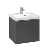 Villeroy & Boch Wall Mounted Vanity Unit Villeroy & Boch Subway 3.0 Wall Hung 500mm One Drawer Vanity Unit with Basin