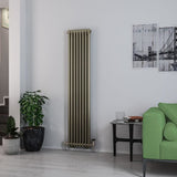 Eastbrook Column Radiator 1800 x 383 / Central Heating Eastbrook Rivassa Traditional 2 Column Radiator in Bronze Effect