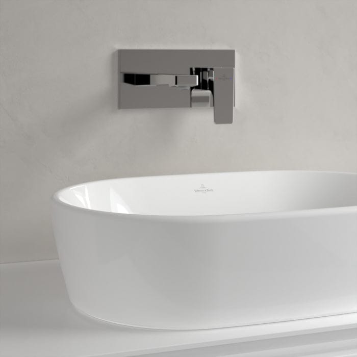 Villeroy & Boch Countertop Basin Villeroy & Boch Architectura Oval 600mm Countertop Basin (with Overflow) in Alpin White
