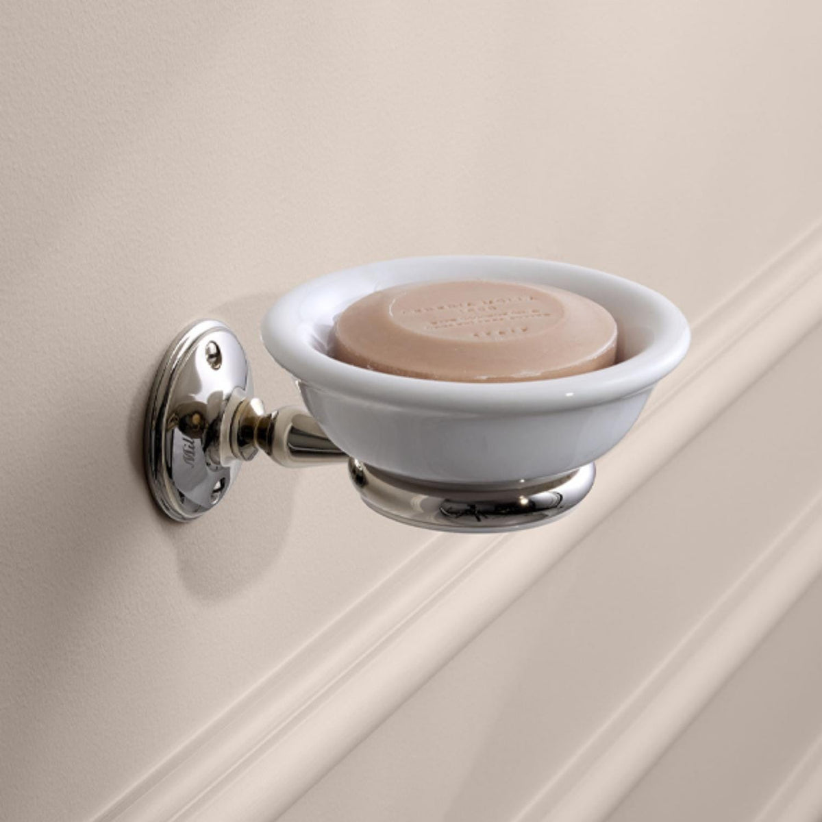 Miller Soap Dish Brushed Nickel Miller Stockholm Wall Mounted Soap Dish