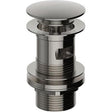 Heritage Basin Waste Brushed Nickel Heritage Slotted Clicker Basin Waste