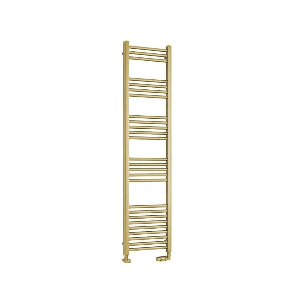 Eastbrook Wendover Straight Heated Towel Rail in Brushed Brass