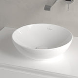 Villeroy & Boch Countertop Basin Villeroy & Boch Loop & Friends Round Countertop Basin in White Alpin