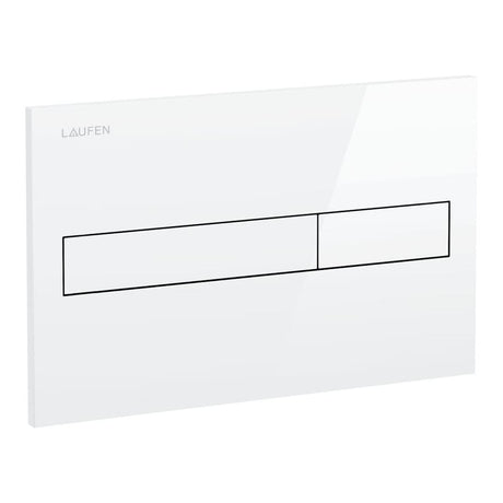 Laufen Flush Plate White Laufen AW1 Flush Plate