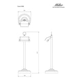 Miller Toilet Roll Holder Miller Signature Freestanding Traditional Toilet Roll Holder with Cover