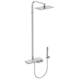 Ideal Standard Exposed Shower Set Ideal Standard Ceratherm S200 Exposed Thermostatic Shower Valve Set with Showerhead and Pencil Handset in Chrome