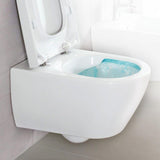 Villeroy and Boch Back To Wall Toilet Villeroy & Boch Subway 2.0 Compact Back to Wall Toilet with Direct Flush and Soft Close Seat