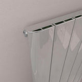 Eastbrook Panel Radiator Eastbrook Peretti Straight Horizontal Aluminum Radiator in Polished Aluminum