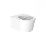 Vado Wall Hung Toilet Vado Cameo Round Rimless Wall Hung Toilet with Slimline Soft Close Seat