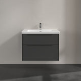 Villeroy & Boch Wall Mounted Vanity Unit Villeroy & Boch Subway 3.0 Wall Hung 800mm Two Drawer Vanity Unit with Basin