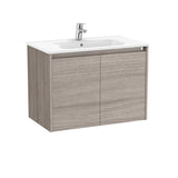 Roca Tenet 800mm Wall Mounted Two Door Vanity Unit with Basin
