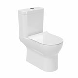 Saneux Close Coupled Toilet Saneux Air Open Back Close Coupled Rimless Toilet with Soft Close Seat
