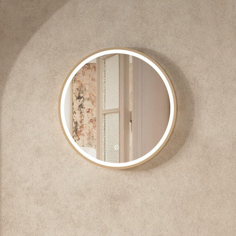 Crosswater Infinity Round Framed LED Illuminated Mirror