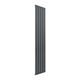 Reina Panel Radiator 1800 x 366mm / Anthracite Reina Flat Vertical Single Panel Radiator