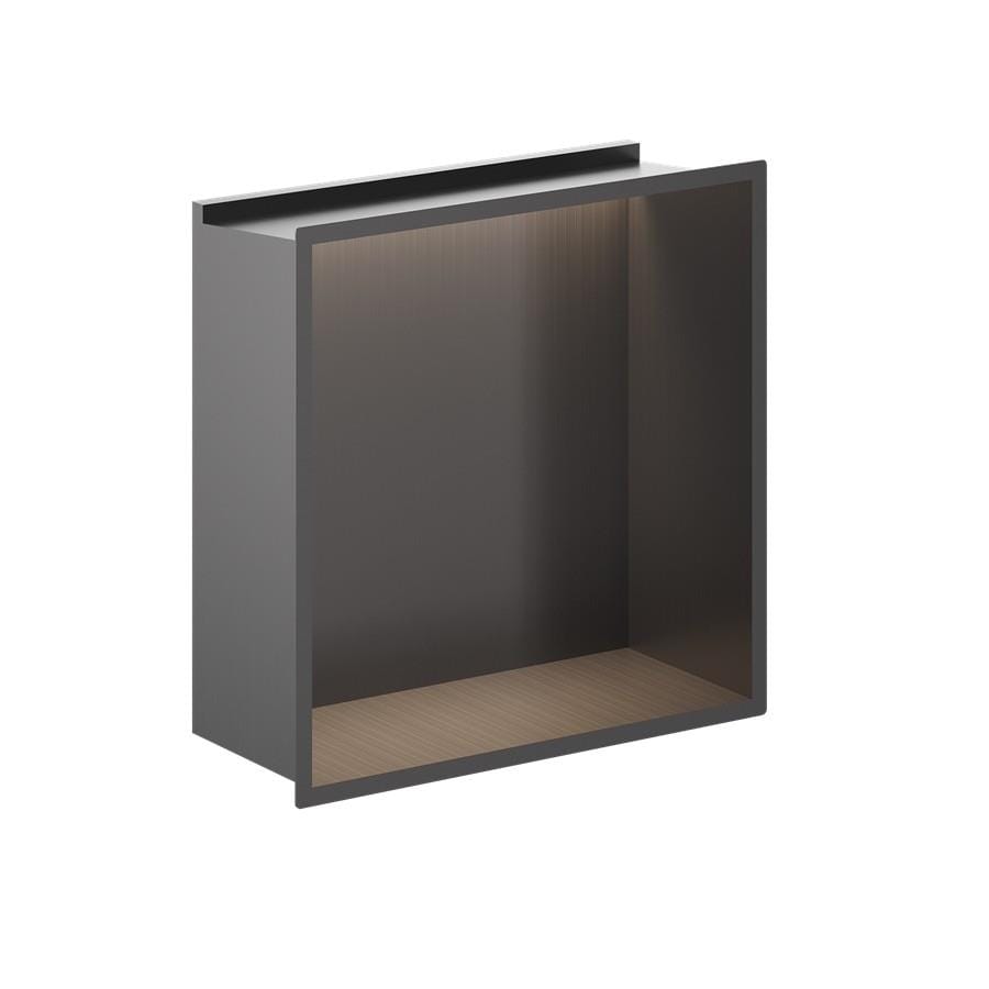 Crosswater Shower Niche Crosswater Square Shower Niche with LED - 305 x 305 x 120mm