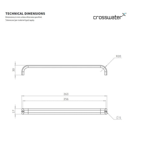 Crosswater Crosswater Vanity Unit Bar Handle