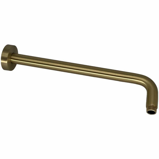 TED Fixed Shower Arm Brushed Brass TED Universal 350mm Shower Wall Arm