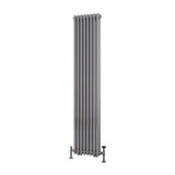 Eastbrook Column Radiator Eastbrook Rivassa Traditional 3 Column Radiator in Chrome Effect