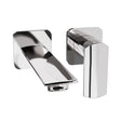 Clearwater Wall Mounted Basin Tap Chrome Clearwater Varda Wall Mounted 2 Hole Basin Mixer Tap