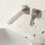 Clearwater Wall Mounted Basin Tap Chrome Clearwater Huck Wall Mounted 2 Hole Basin Mixer Tap