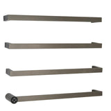 JTP Designer Towel Radiators JTP ZYON Designer Towel Radiator - 630 x 486 - Brushed Black - Electric Only