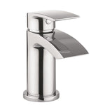 Crosswater Flow Mini Mono Basin Mixer Tap with Clicker Waste in Chrome