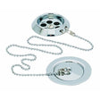 Heritage Bath Waste Chrome / Metal Plug Heritage Bath Waste with Stowaway Plug and Chain