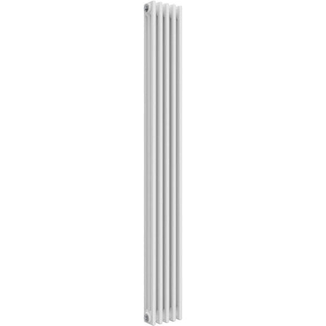 Aquarius Bathrooms Column Radiator 1800mm x 245mm Aquarius Foundry Vertical 3 Column Radiator in White