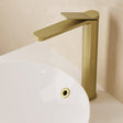 Crosswater Mono Basin Tap Brushed Brass Crosswater Glide II Tall Mono Basin Mixer Tap