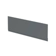 Aquarius Bathrooms Bath Panel 1500 x 550mm Aquarius Halite Waterproof Front Bath Panel in Matt Grey