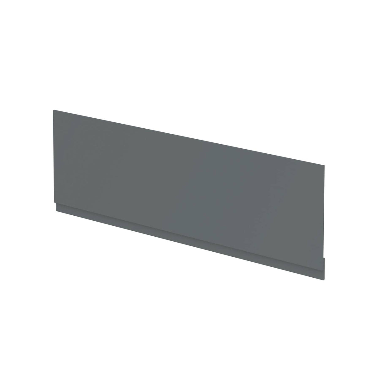 Aquarius Bathrooms Bath Panel 1500 x 550mm Aquarius Halite Waterproof Front Bath Panel in Matt Grey